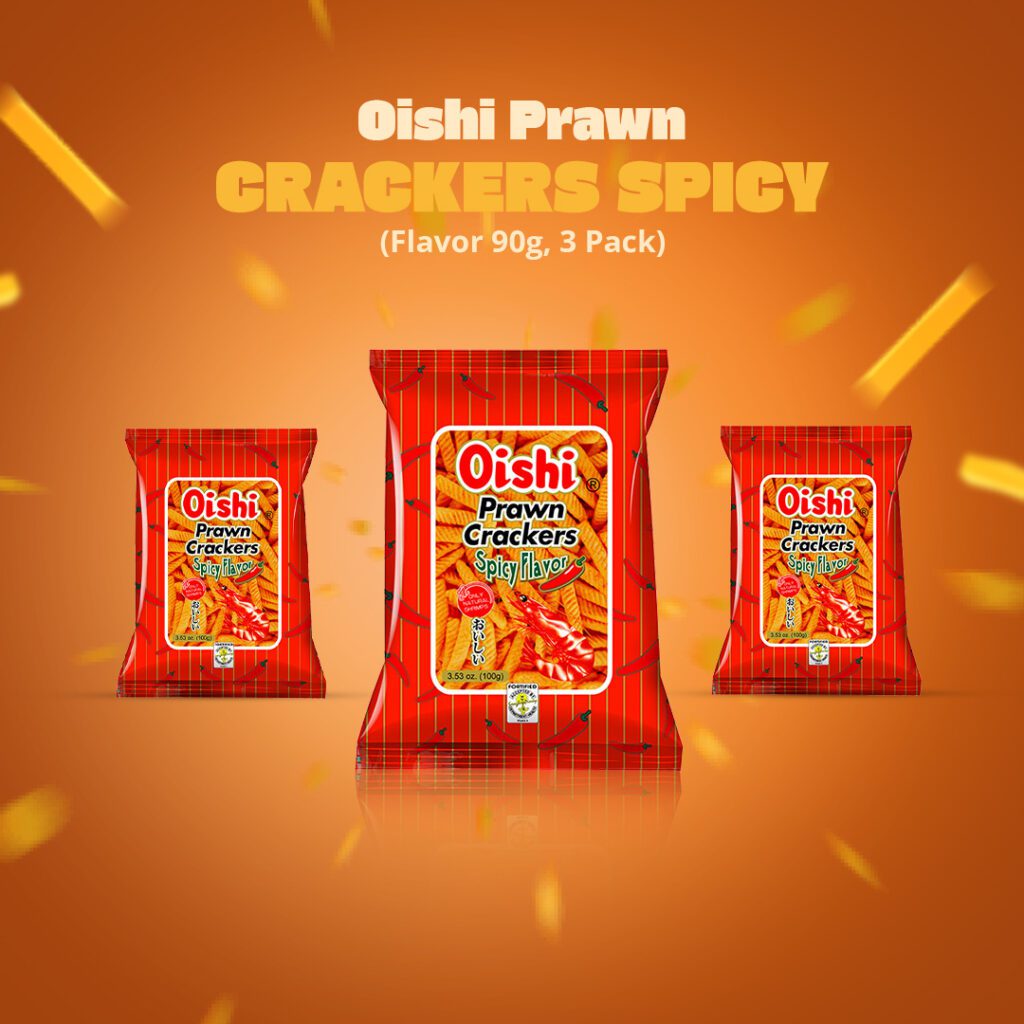 oishi prawn crackers